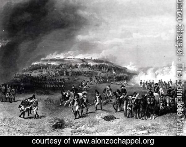 Alonzo Chappel - Battle of Bunker's Hill, 17th June 1775