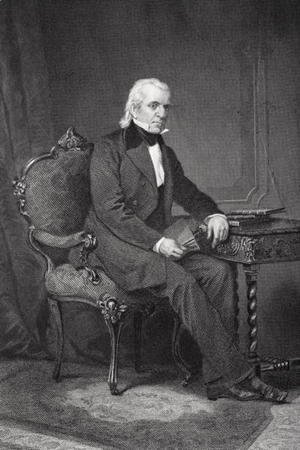 Alonzo Chappel - Portrait of James Knox Polk (1795-1849)