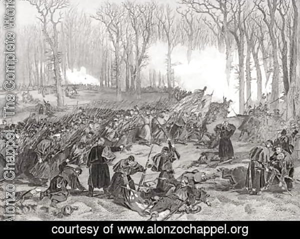 Alonzo Chappel - The Battle of Mill Creek, Kentucky, 1862