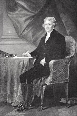 Alonzo Chappel - Portrait of Thomas Jefferson (1743-1826)