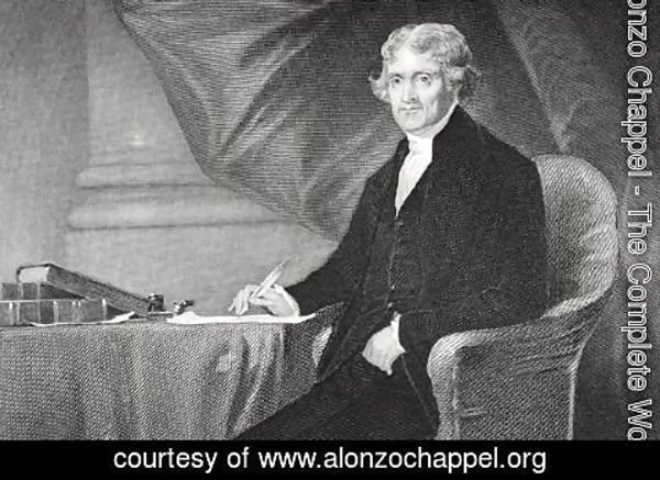 Alonzo Chappel - Portrait of Thomas Jefferson (1743-1826) (2)