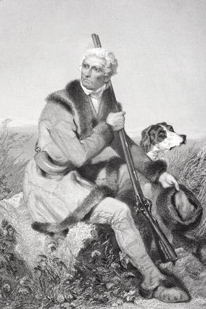 Alonzo Chappel - Portrait of Daniel Boone (1734-1820)