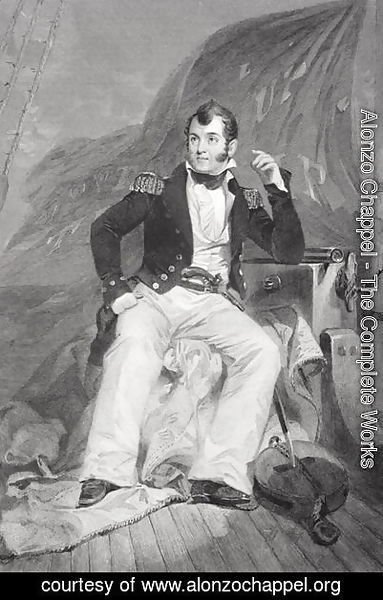 Alonzo Chappel - Portrait of Oliver Hazard Perry (1785-1819)