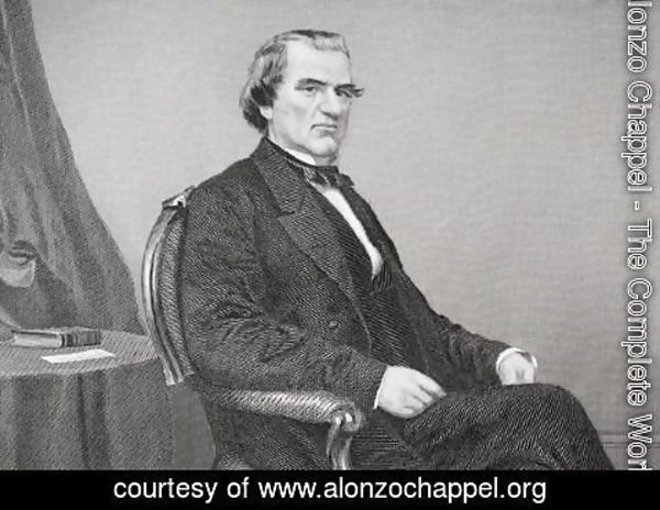 Alonzo Chappel - Andrew Johnson (1808-75) (detail)