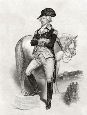 George Washington in 1775, from 'Life and Times of Washington', Volume I, 1857