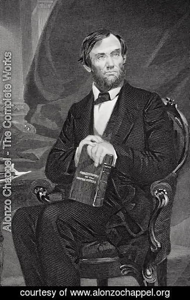 Alonzo Chappel - Portrait of Abraham Lincoln (1809-65) 2