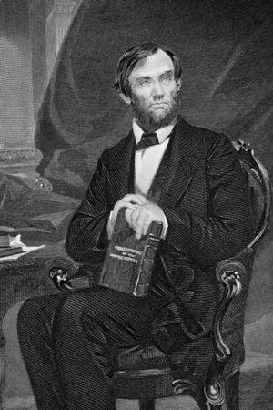 Portrait of Abraham Lincoln (1809-65) 2