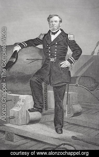 Alonzo Chappel - Portrait of Admiral Andrew Hull Foote (1806-63)