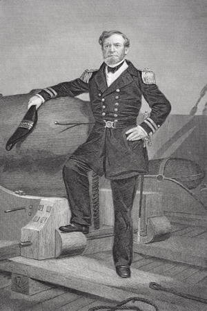 Portrait of Admiral Andrew Hull Foote (1806-63)