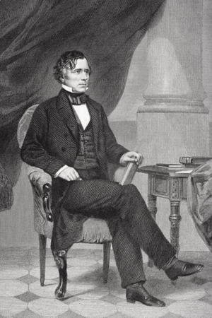 Alonzo Chappel - Portrait of Franklin Pierce (1804-69)