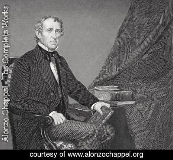 Alonzo Chappel - Portrait of John Tyler (1790-1862)