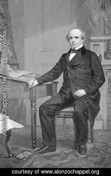 Alonzo Chappel - Portrait of Salmon Portland Chase (1808-73)