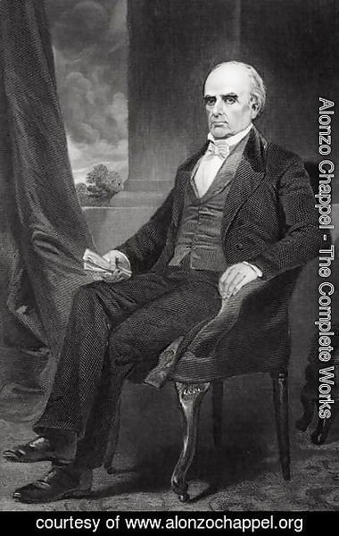 Alonzo Chappel - Portrait of Daniel Webster (1792-1852)