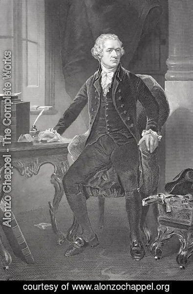 Alonzo Chappel - Portrait of Alexander Hamilton (1755-1804)