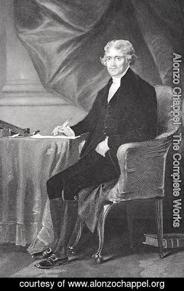 Portrait of Thomas Jefferson (1743-1826)