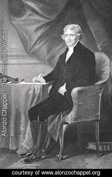 Alonzo Chappel - Portrait of Thomas Jefferson (1743-1826)