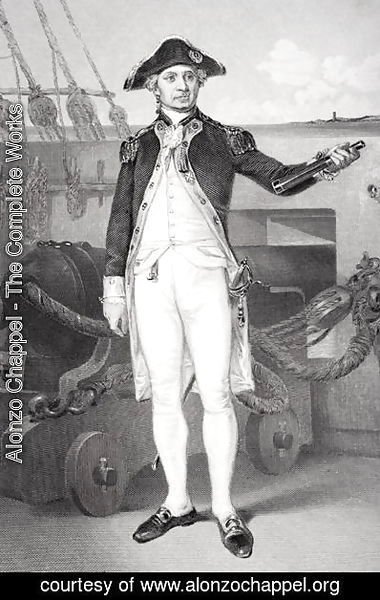 Alonzo Chappel - Portrait of John Paul Jones (1742-92)