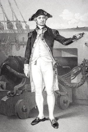 Alonzo Chappel - Portrait of John Paul Jones (1742-92)