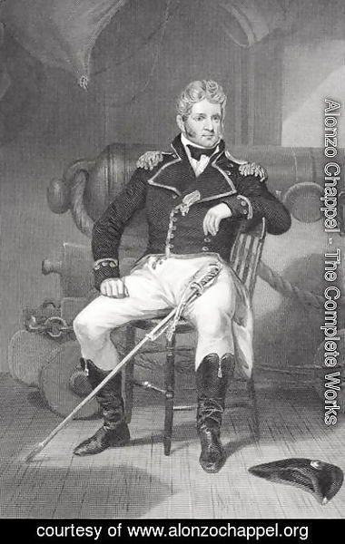 Alonzo Chappel - Portrait of Thomas Macdonough (1783-1825)