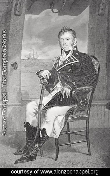 Alonzo Chappel - Portrait of James Lawrence (1781-1813)