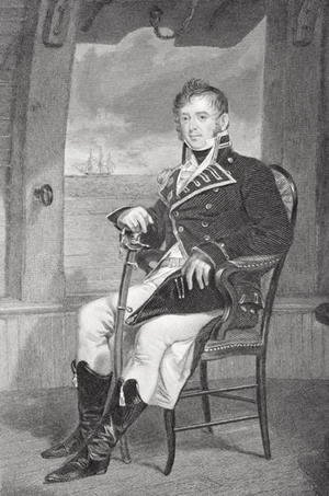 Alonzo Chappel - Portrait of James Lawrence (1781-1813)