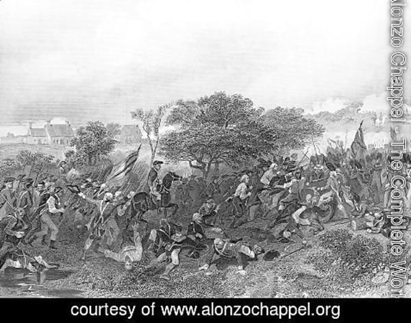 Alonzo Chappel - Battle of Monmouth in 1778