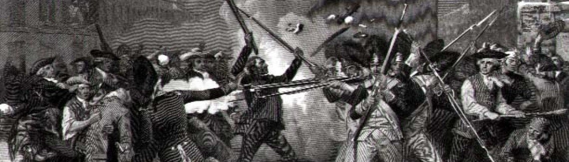 Alonzo Chappel - The Boston Massacre, 5th March 1770