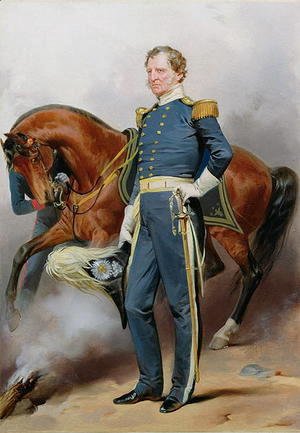 Alonzo Chappel - Winfield Scott (1786-1866), c.1850