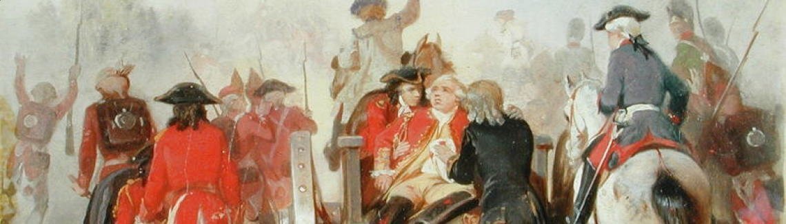 Alonzo Chappel - Braddock's Retreat on 9th July 1755, 1865