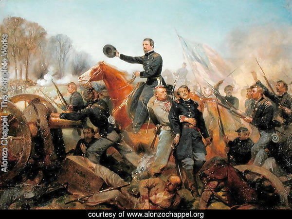 Battle of the Wilderness, Attack at Spotsylvania Court House, Virginia, 1865