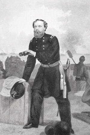 Alonzo Chappel - Portrait General Quincy Adams Gillmore (1825-88)