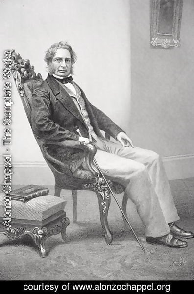 Portrait of Henry Wadsworth Longfellow (1807-82)