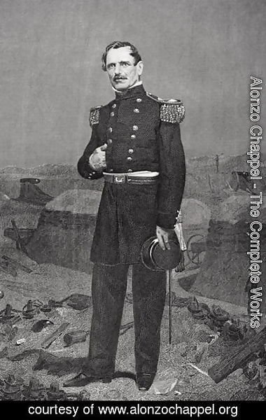 Alonzo Chappel - Portrait of General James Shield