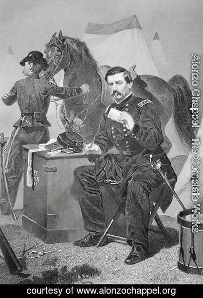 Alonzo Chappel - Portrait of George Brinton McClellan (1826-85)