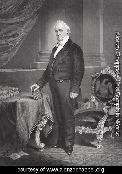 Alonzo Chappel - Portrait of James Buchanan (1791-1868)