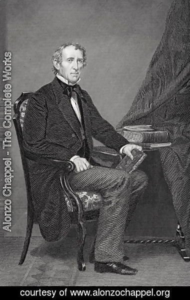 Alonzo Chappel - Portrait of John Tyler (1790-1862) 2
